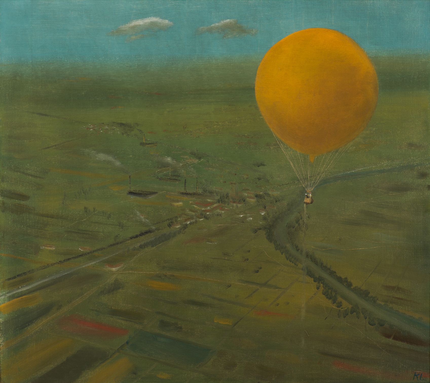 Kamil Lhoták: Balon nad krajinou, 1941