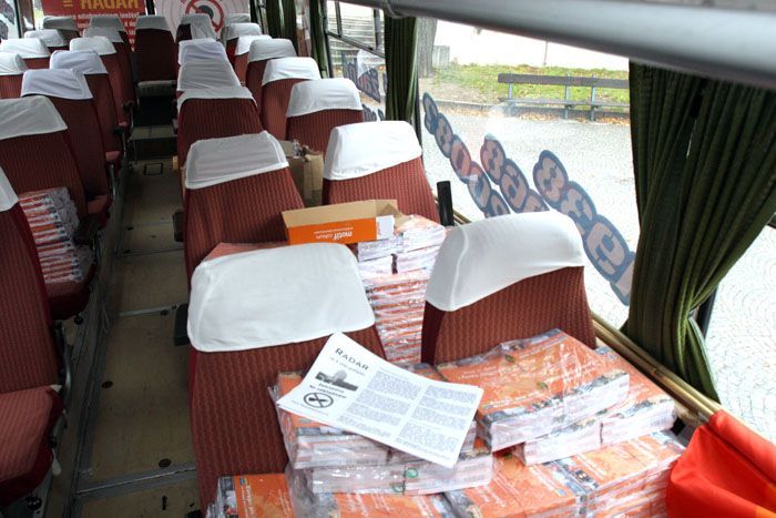 Autobusem proti radaru