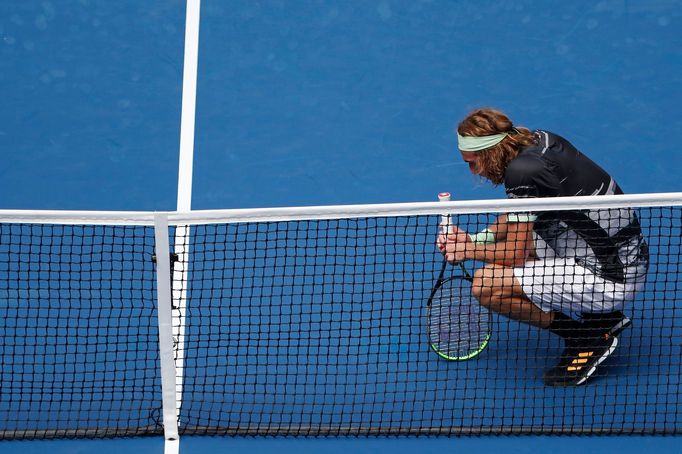 US Open, druhý den (Stefanos Tsitsipas)