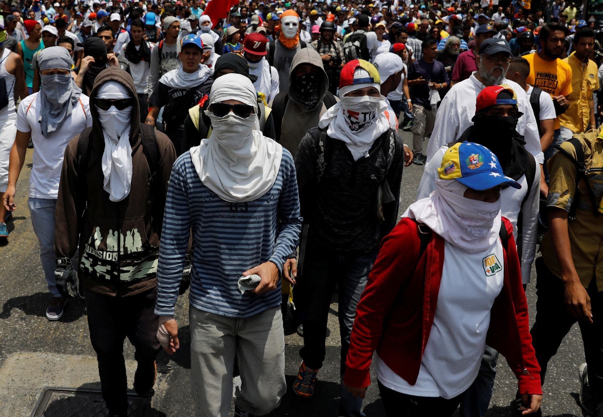 Venezuela, protivládní protesty, duben 2017