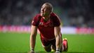 Rugby Union - England v Fiji - IRB Rugby World Cup 2015 Pool A - Twickenham Stadium, London, England - 18/9/15 England's Mike Brown reacts after scoring his second try Re