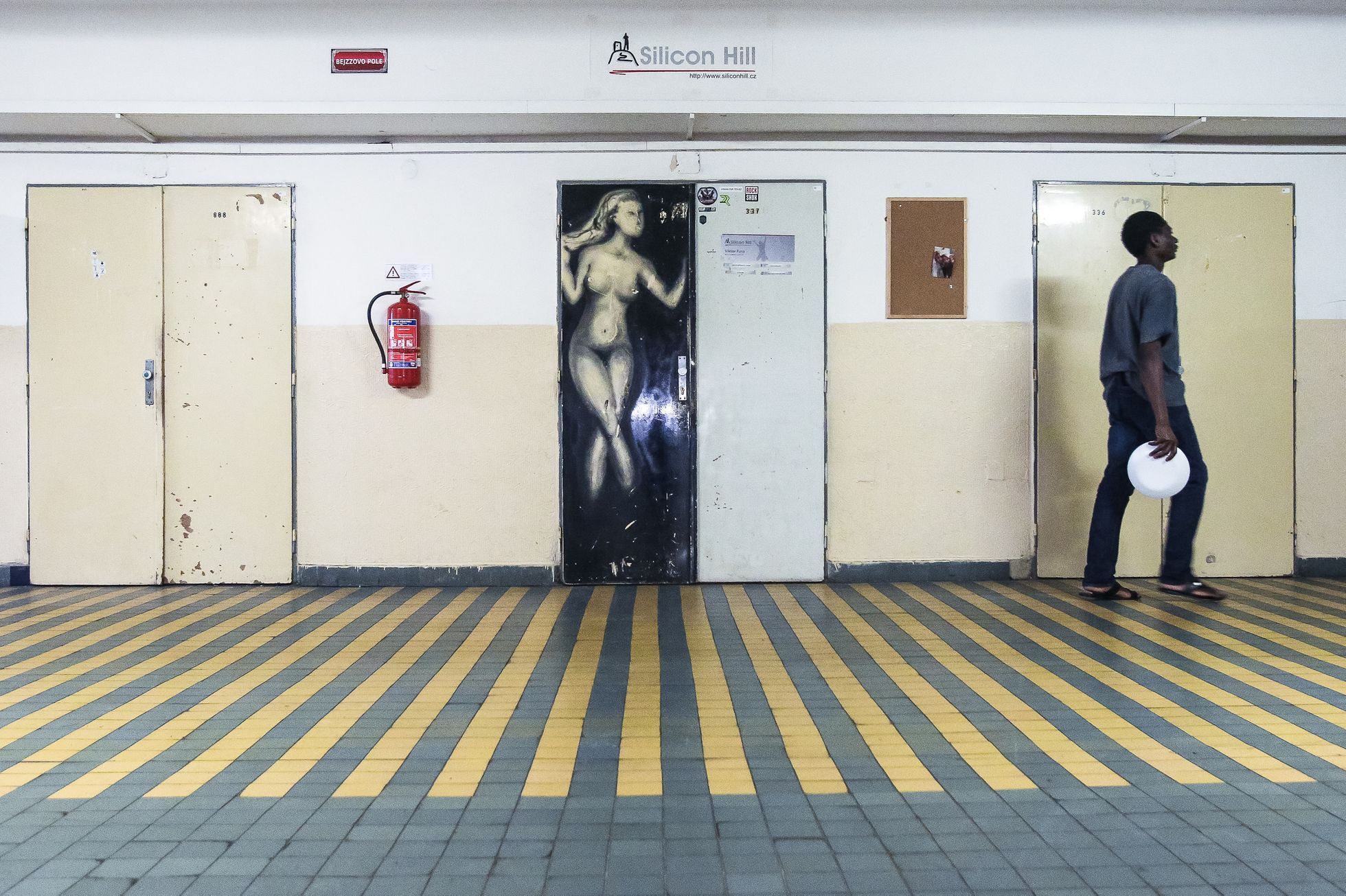 Strahovské koleje v únoru 2018