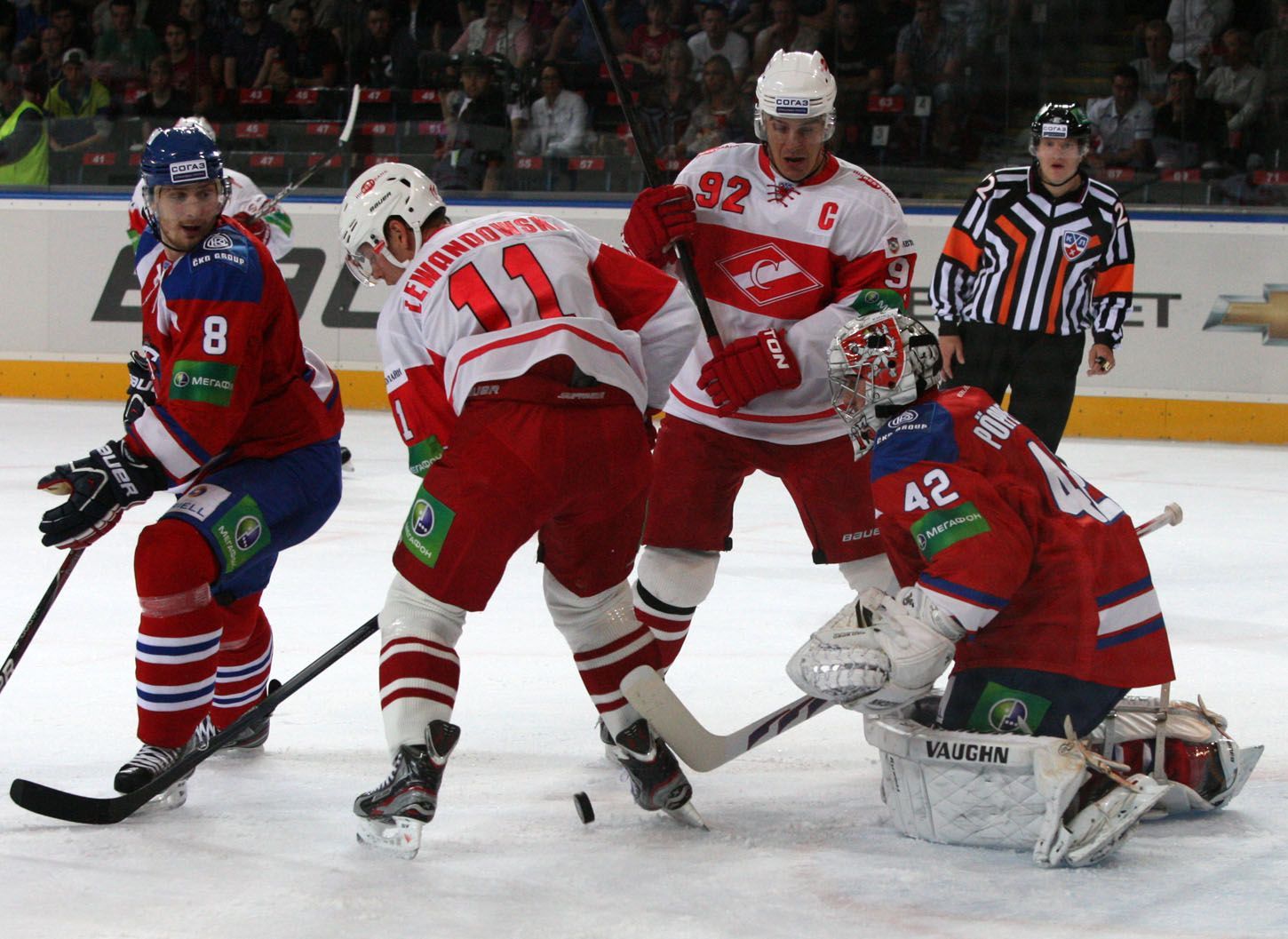 Pražský Lev poprvé prohrál, jeho skalp má Spartak Moskva