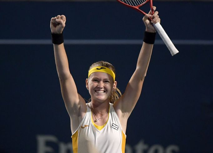 Marie Bouzková na turnaji v Torontu 2019 (Rogers Cup)