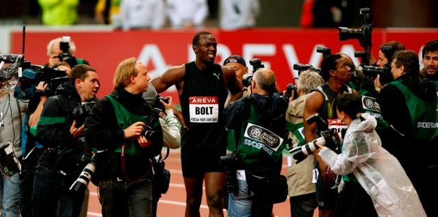 Usain Bolt v Paříži