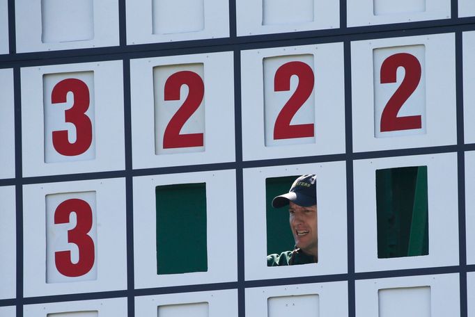 Měnič skóre na golfovém Masters 2014