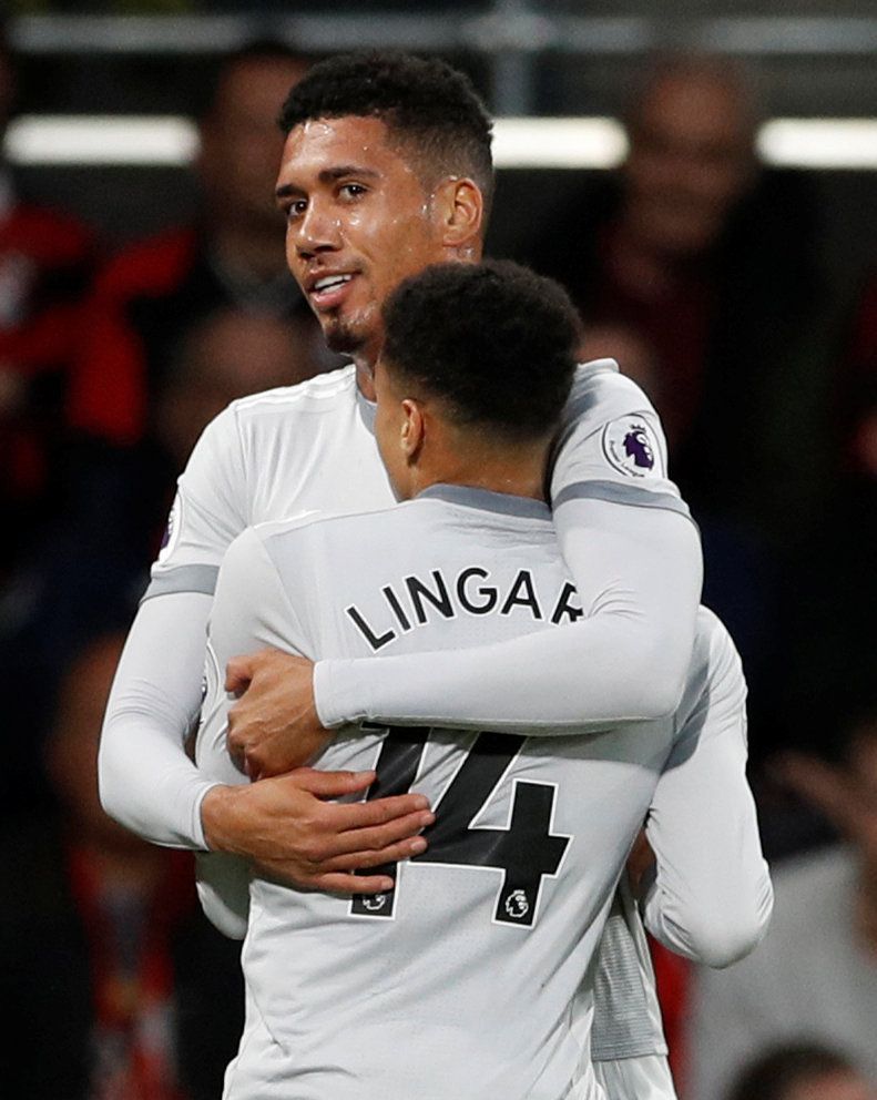 Chris Smalling a Jesse Lingard (Manchester United)