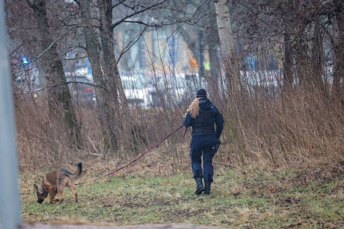 K vyšetřování byli povoláni i psovodi nebo policejní vrtulník.