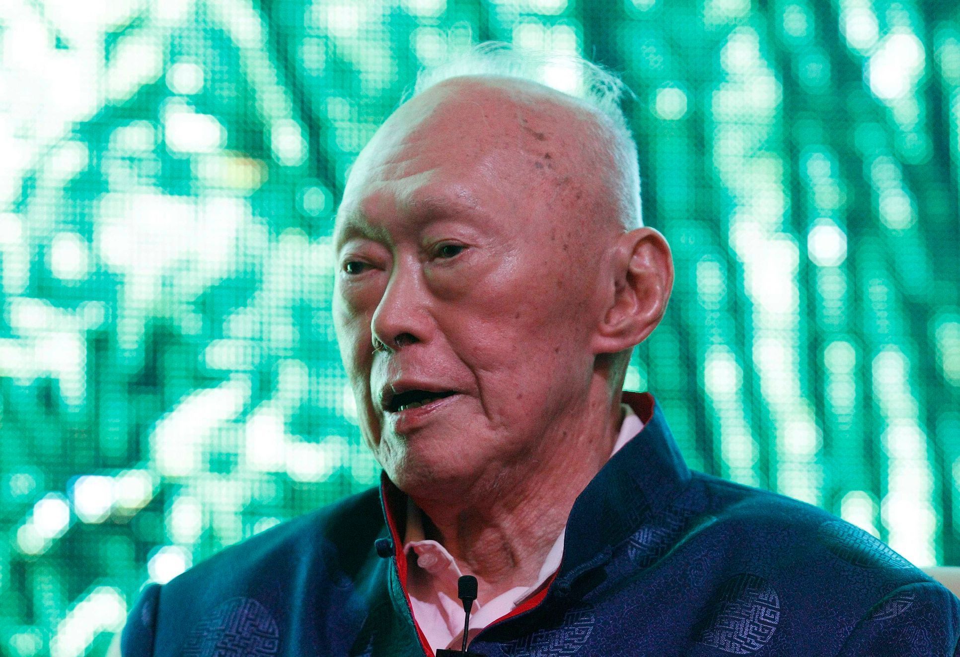 Bývalý singapurský premiér Lee Kuan Yew