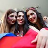Euro 2016, Chorvatsko-Španělsko: chorvatské fanynky