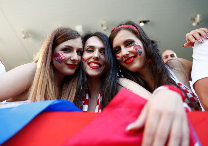 Euro 2016, Chorvatsko-Španělsko: chorvatské fanynky