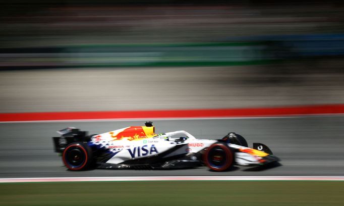 Isack Hadjar, Racing Bulls v kvalifikaci na VC Španělska F1 2025