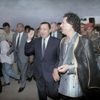 Muammar Kaddáfí a Husní Mubarak 1991