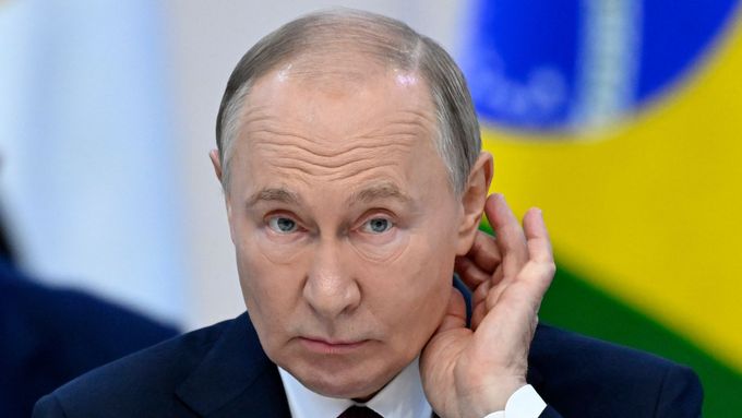 Ruský prezident Vladimir Putin na summitu BRICS v Kazani 23. října 2024