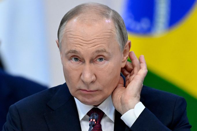 Ruský prezident Vladimir Putin na summitu BRICS v Kazani 23. října 2024