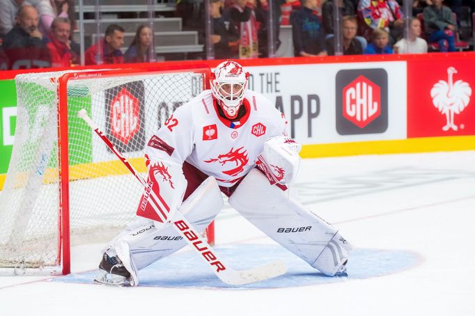 Hokejová Liga mistrů 2019/20, Třinec - Lahti: Patrik Bartošák.