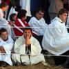 Papež Benedikt XVI na mši v Brně