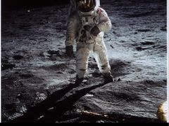 NASA, Buzz Aldrin na Měsíci, 20. července 1969