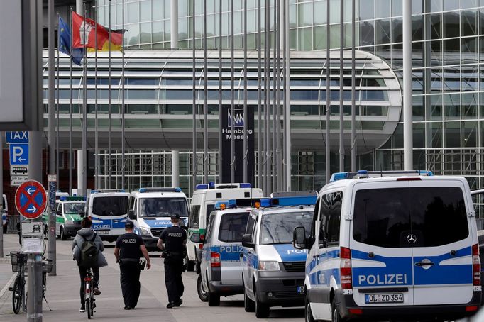 Protesty proti G20 v Hamburku, červenec 2017