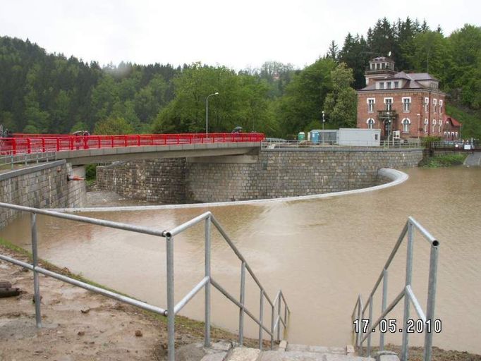 Přehrada Bystřička ve 14,40 hod.