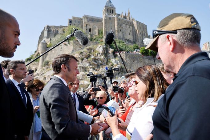 Klášter Mont-Saint-Michel ve francouzské Normandii byl postaven před 1000 lety.