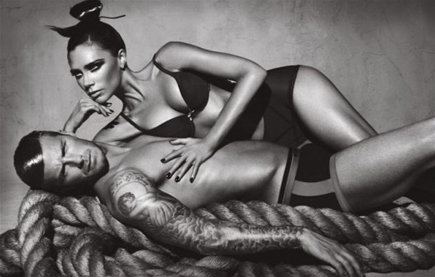 David Becham a Victoria Beckham v nové reklamě značky Giorgio Armani Underwear