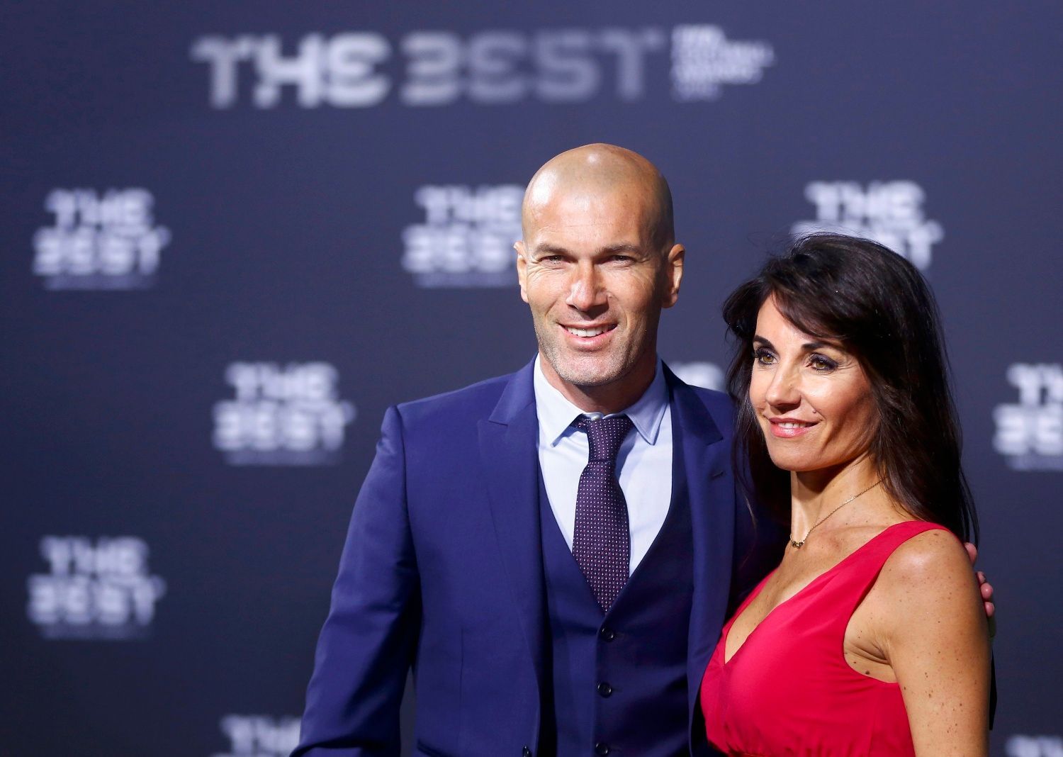 Galavečer FIFA 2017: Zinedine Zidane a jeho manželka Veronique