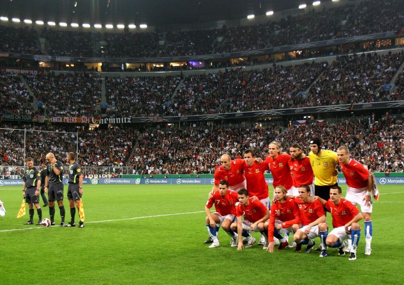 Fotbal Německo-Česko: tým před zápasem