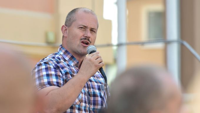 Slovenský krajně pravicový politik Marian Kotleba