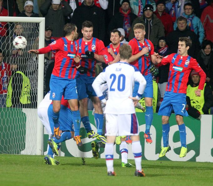 LM, Plzeň - CSKA Moskva: plzeňská zeď