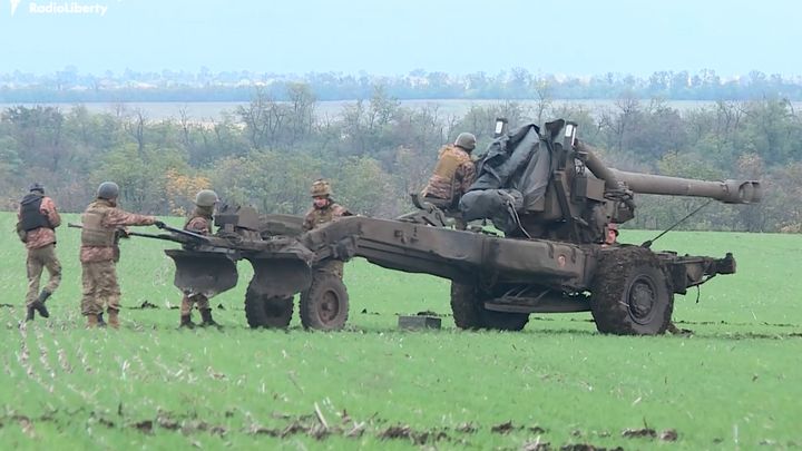 Reportáž: Zbraň, kterou Rusové opravdu nemají rádi. Mine prý jenom napoprvé; Zdroj foto: Aktuálně.cz/Rádio Svobodná Evropa