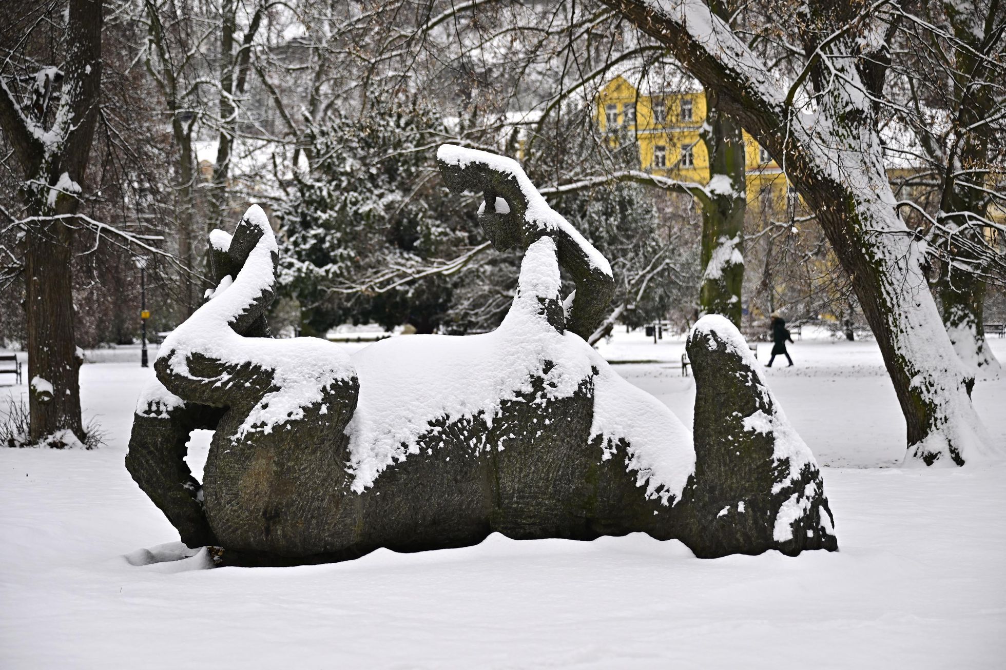 Česká republika, sníh, doprava, sněžení, kalamita