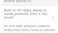 Na české verzi oficiálních webových stránek Marks & Spencer se přitom zákazník dozví, že společnost je dobře připravena zvládnout změny, které s brexitem souvisí.