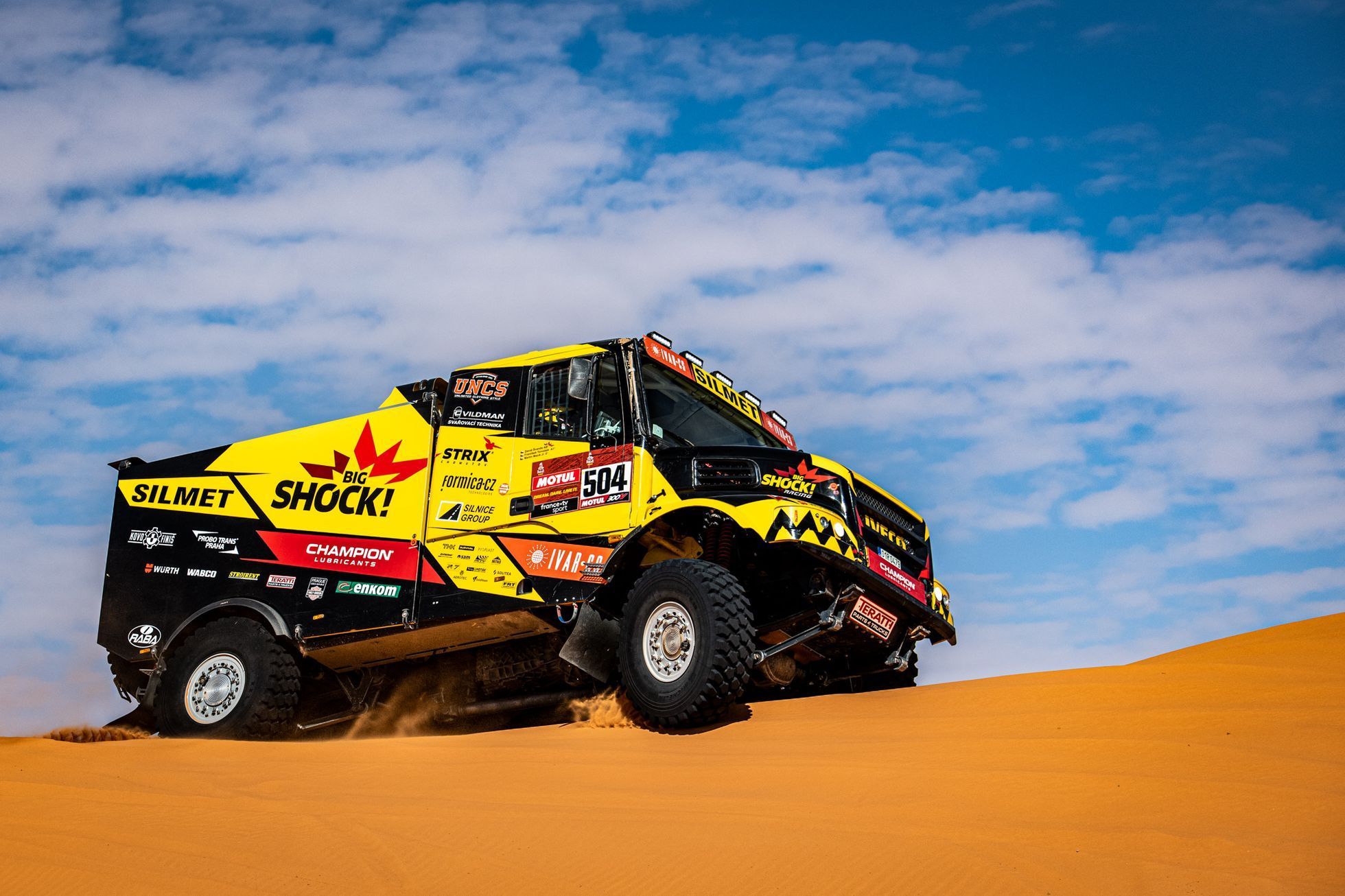 Martin Macík ml. v Ivecu na Rallye Dakar 2020