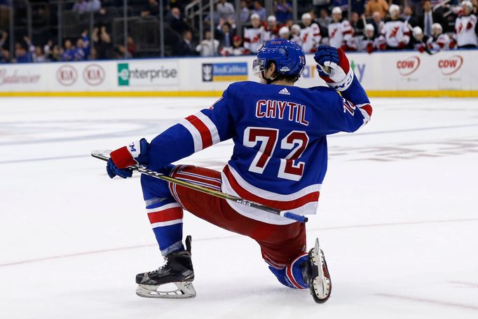 Filip Chytil v přípravě na NHL 2017-18