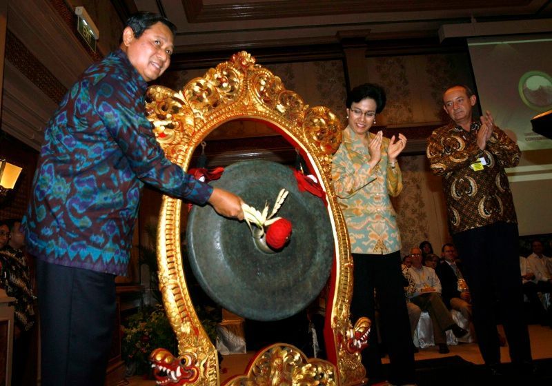 Indonéský prezident Susilo Bambang Yudhoyono otevírá další kolo jednání na Bali.