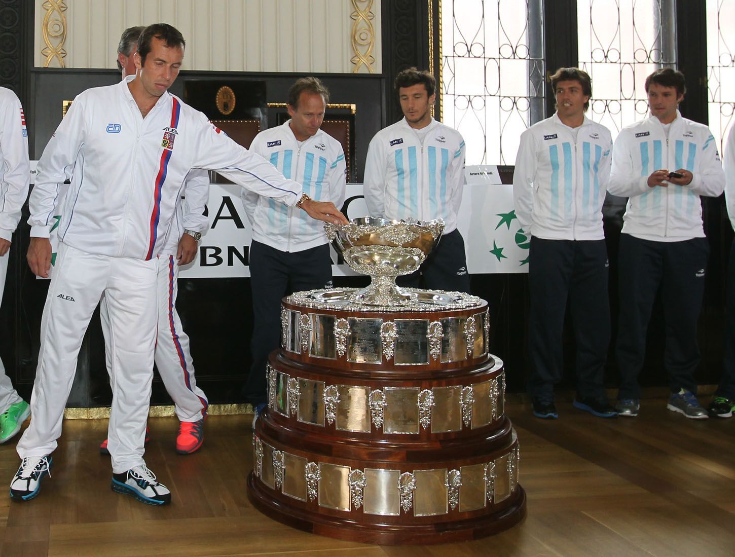 Los semifinálového duelu Davis Cupu 2013 Česko - Argentina