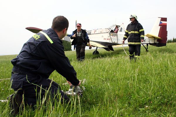 hasičské cvičení KRNAP