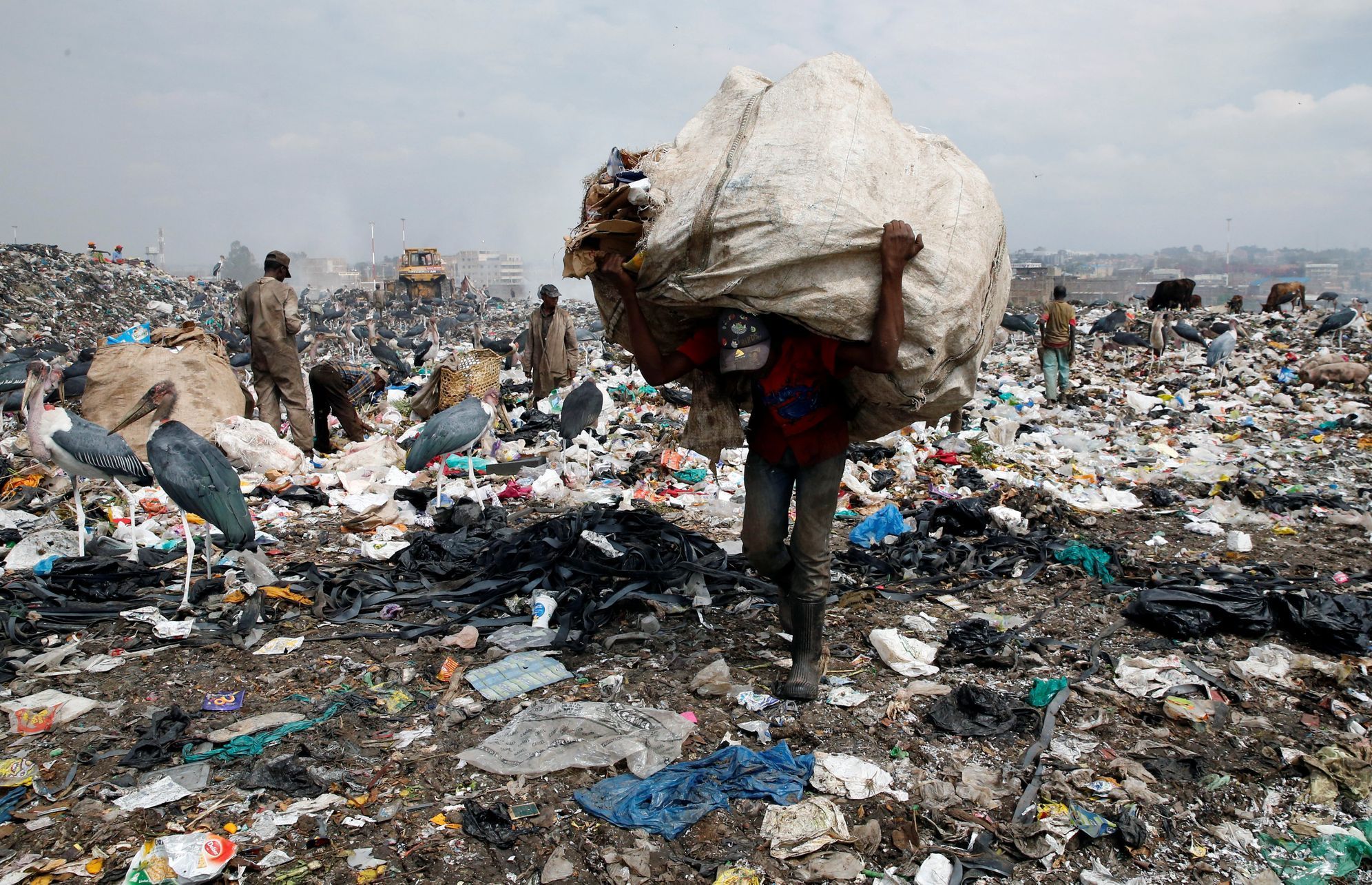 Keňa - problémy s plastikovým odpadem