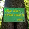 Cedule, zákazy, příkazy, nápisy