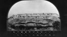 Model of cliff dwellings / Geo. L. Beam. Beam, George L. 1868-1935. (George Lytle), CREATED/PUBLISHED [between 1910 and 1920?] SUMMARY View of a diorama model of Native American (Anasazi) cliff dwellings, probably at Mesa Verde National Park, Colorado. An arch with entablature and railings frames the scene. NOTES Title supplied.