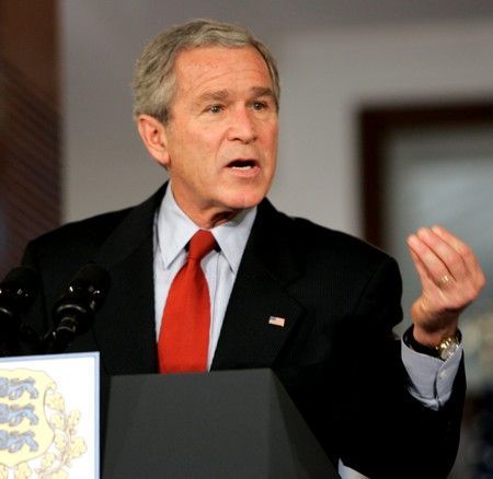 Bush projev, Estonsko, Irák, Jordánsko