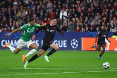 Schick dostal pecku na kotník. Nevypadá to vůbec dobře, zní z Leverkusenu