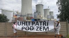 Protest proti elektrárně Chvaletice