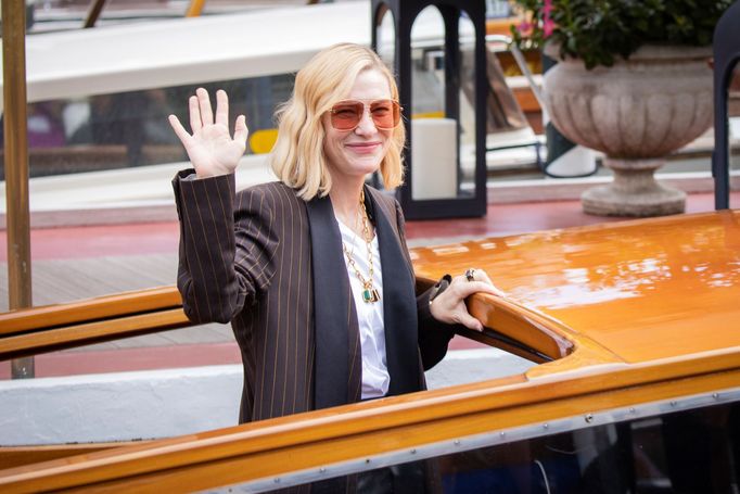 Cate Blanchett na Benátském filmovém festivalu.