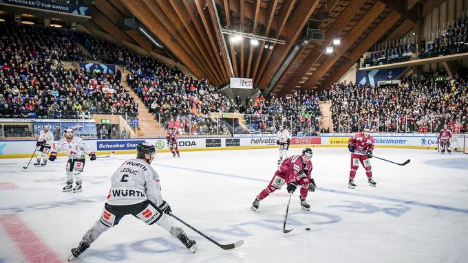 Utkání Sparta - Kanada na Spengler Cupu 2022