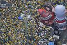 Ve 160 městech Brazílie protestuje proti prezidentce milion lidí