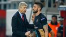 LM, Olympiakos -Arsenal: Arséne Wenger a Olivier Giroud