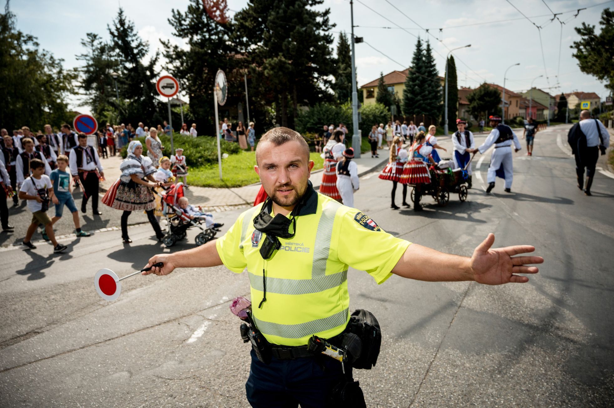 Jednorázové užití / Fotogalerie / Kouzlo folklorních slavností.  Tak vypadaly hody v Brně Slatiny