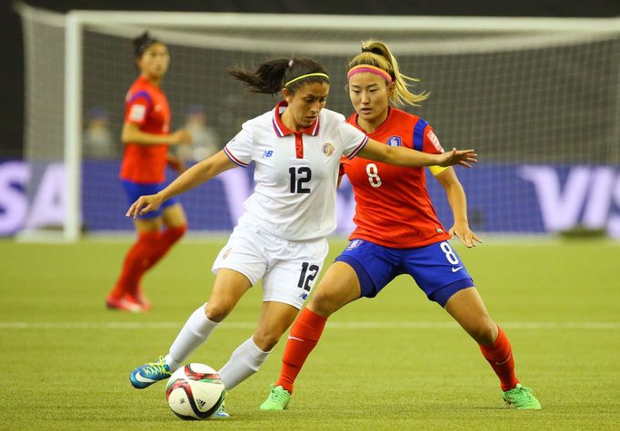 MS žen 2015, Kostarika-Jižní Korea: Lixy Rodriguezová (12) - Cho Sohyun (8)